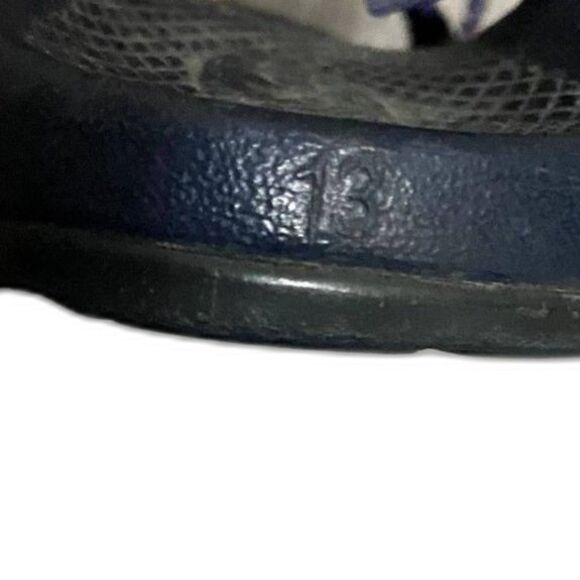 Chaco Z1 Ecotread Outdoor Sandal Purple Diamond Print Gorpcore Girls Size 13 - Picture 7 of 7